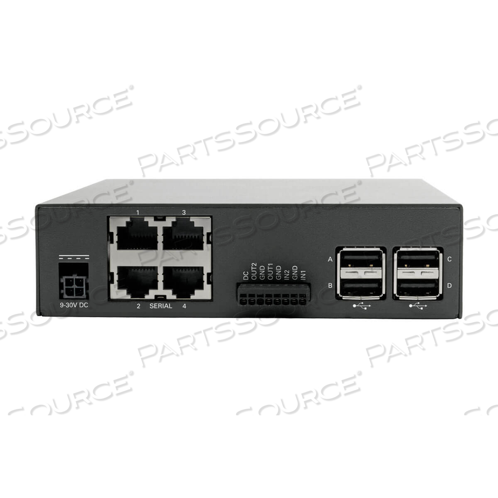 4-PORT CONSOLE SERVER WITH DUAL GB NIC, 4G, FLASH & 4 USB PORTS by Tripp Lite