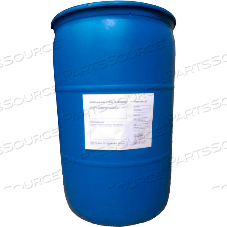 HURRICANE INDUSTRIAL DEGREASER, 55 GALLON DRUM by Bright Bay Products, LLC HURRICANE INDUSTRIAL DEGREASER, 55 GALLON DRUM by Bright Bay Products, LLC