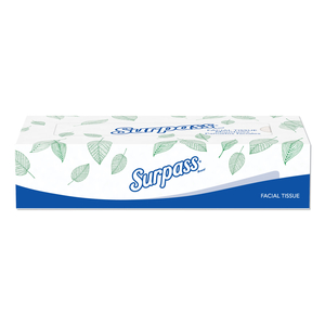 FACIAL TISSUE FOR BUSINESS, 2-PLY, WHITE,125 SHEETS/BOX, 60 BOXES/CARTON by Surpass