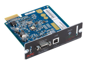 APC LEGACY COMMUNICATIONS SMARTSLOT CARD - REMOTE MANAGEMENT ADAPTER - SMARTSLOT - USB, SERIAL - BLACK - FOR SMART-UPS 2200, 3000, SMART-UPS RT 3000, 5000, SMART-UPS X 1000, 1500, 2000, 2200, 3000 by APC / American Power Conversion