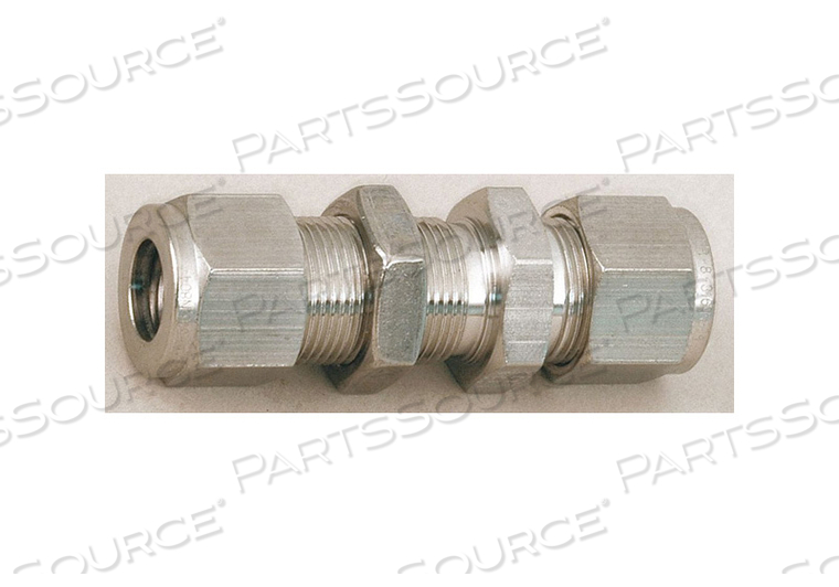 BULKHEAD UNION CARBON STEEL COMP 3/8IN by Parker Hannifin Corporation BULKHEAD UNION CARBON STEEL COMP 3/8IN by Parker Hannifin Corporation