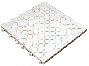 ANTIFATIGUE MAT WHITE 18 X 18 PK10 by Ergo Advantage