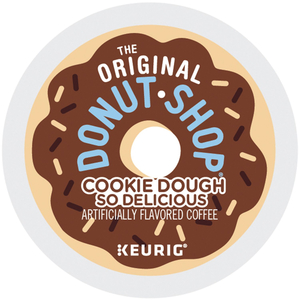 COOKIE DOUGH SO DELICIOUS K-CUPS, 24/BOX by The Original Donut Shop