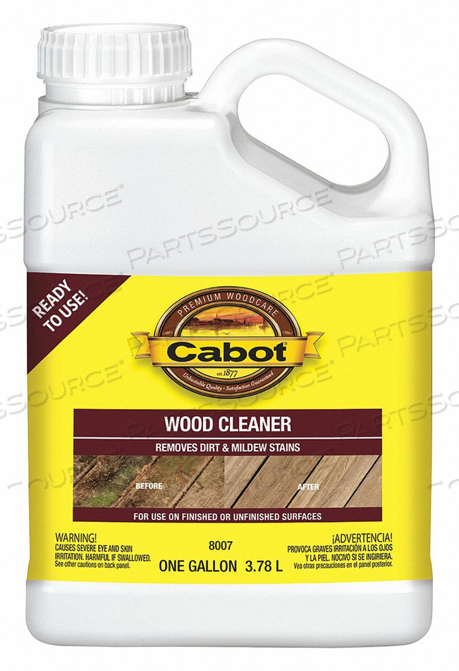 WOOD CLEANER CLEAR 1 GAL. by Cabot WOOD CLEANER CLEAR 1 GAL. by Cabot