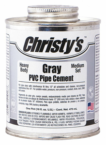 PIPE CEMENT GRAY 16 OZ. by Christy's