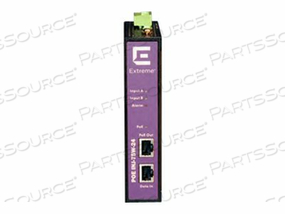 24VDC GBE POE INJECTOR WITH 60/75W OUTPUT OPERATING TEMPERATURE -40C+75C by Extreme Network