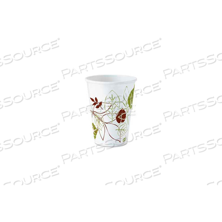HOT PAPER CUPS, 12 OZ., 25/PACK, WHITE/NATURE DESIGN by Dixie