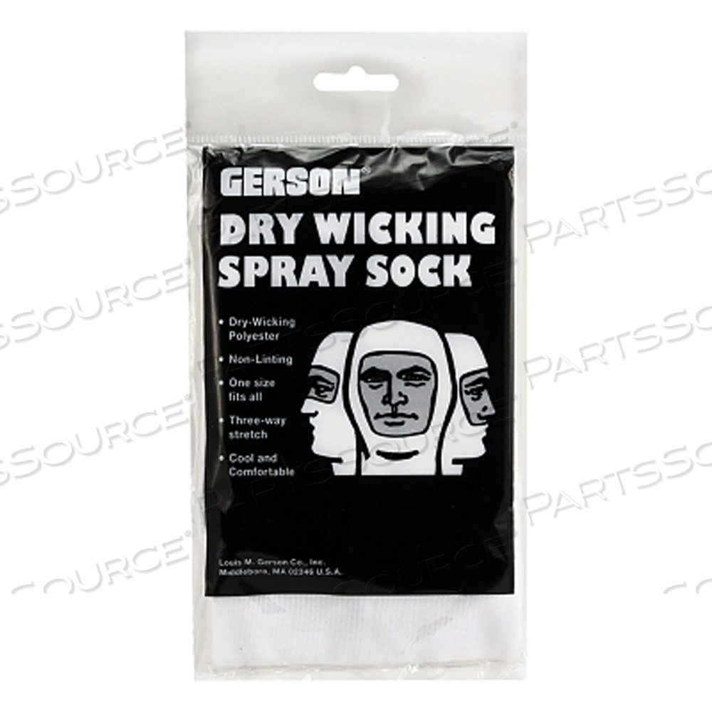 PAINTER'S SPRAY SOCK, ONE SIZE FITS ALL, DRY-WICK POLYESTER by Gerson PAINTER'S SPRAY SOCK, ONE SIZE FITS ALL, DRY-WICK POLYESTER by Gerson