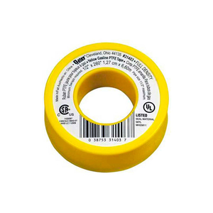 HERCULES YELLOW GAS LINE THREAD SEAL TAPE WITH PTFE 1/2" X 260" - DISPLAY PACK by Oatey