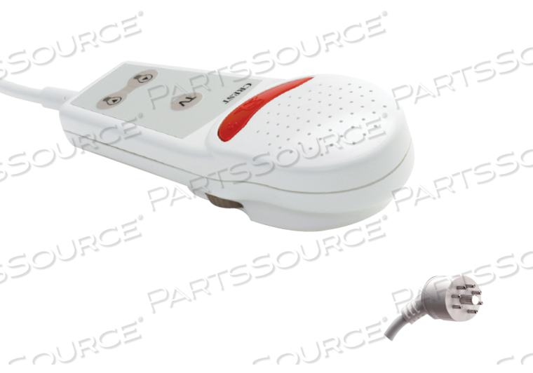 PSS04020801 Crest Healthcare SLIMLINE PILLOW SPEAKER, RAULAND 8PIN DIN