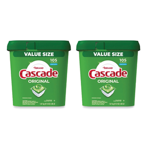 ACTIONPACS, FRESH SCENT, 57 OZ TUB, 105/TUB, 2 TUBS/CARTON by Cascade