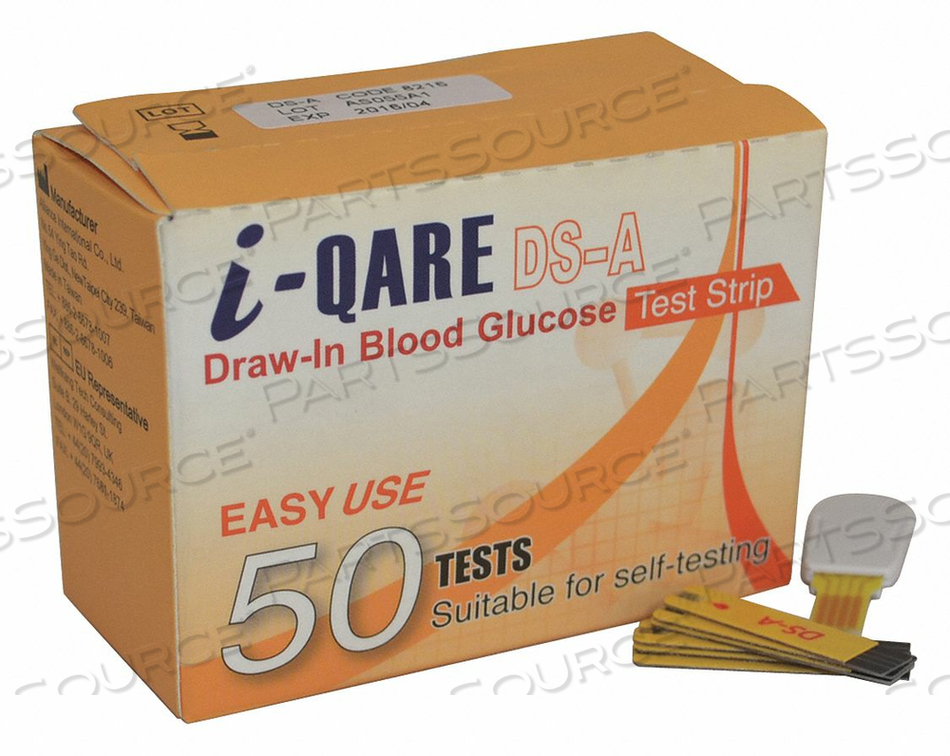 GLUCOMETER LANCETS BLUE 3/4 L PK50 by Medsource