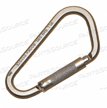 DBI-SALA SAFLOK STEEL CARABINER, FIXED, 310 CAP LBS, 2" GATE OPENING by 3M Consumer