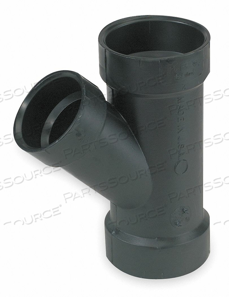 REDUCING WYE, 4 IN X 4 IN X 3 IN FITTING PIPE SIZE, SCHEDULE 40, BLACK by Charlotte Pipe And Foundry Co. REDUCING WYE, 4 IN X 4 IN X 3 IN FITTING PIPE SIZE, SCHEDULE 40, BLACK by Charlotte Pipe And Foundry Co.