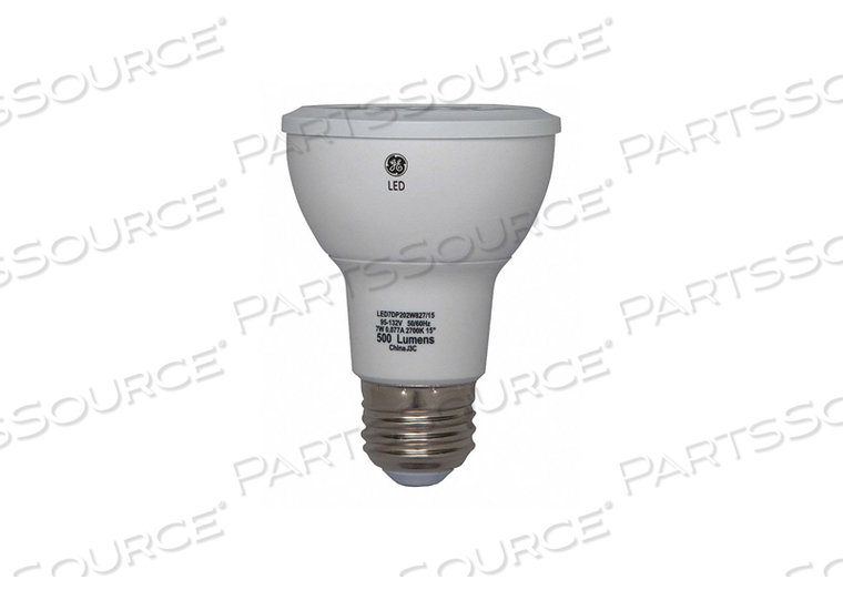 LED LAMP PAR20 7.0W 2700K 35DEG. E26 
