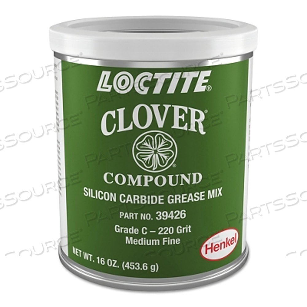 CLOVER SILICON CARBIDE GREASE MIX, 1 LB, CAN, 220 GRIT by Loctite Brand
