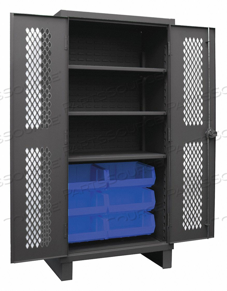 BIN CAB LOUVERED/SHELVING 78 H 36 W 24 D by Durham Manufacturing Company BIN CAB LOUVERED/SHELVING 78 H 36 W 24 D by Durham Manufacturing Company