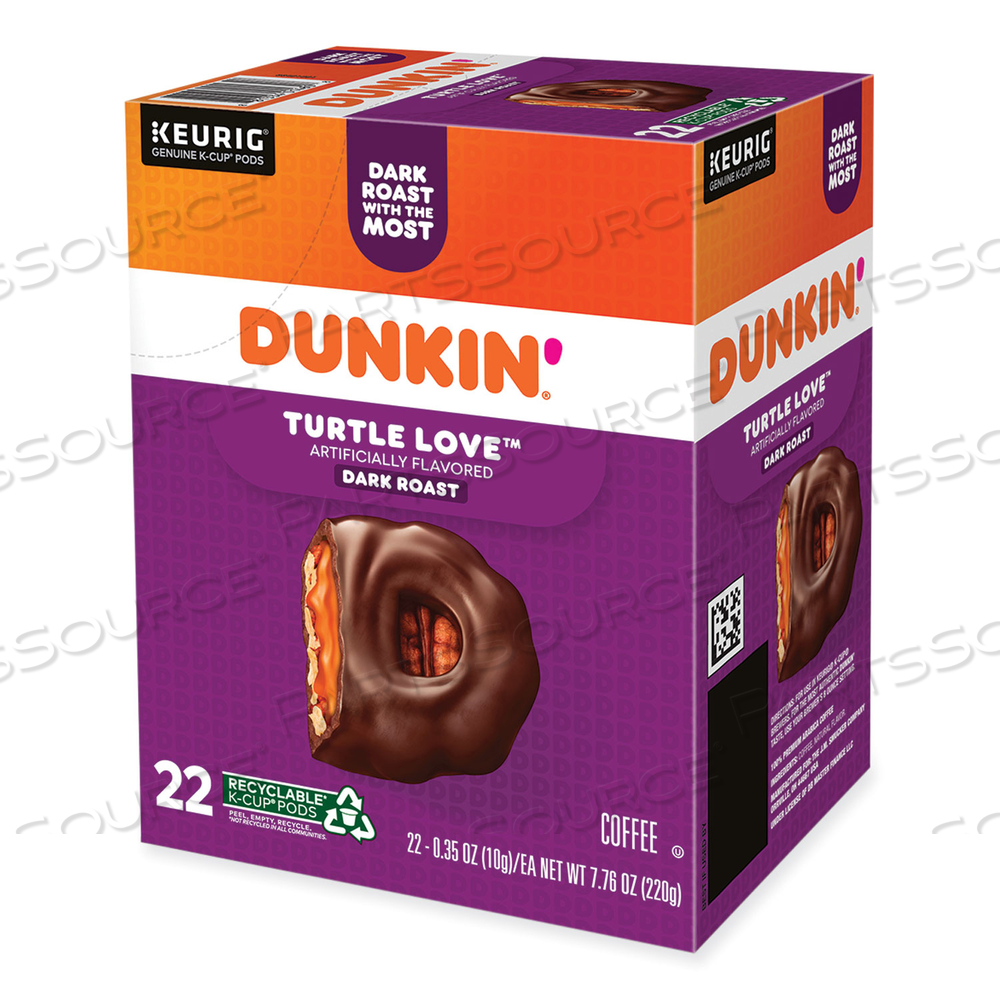 K-CUP PODS, TURTLE LOVE COFFEE by Dunkin Donuts