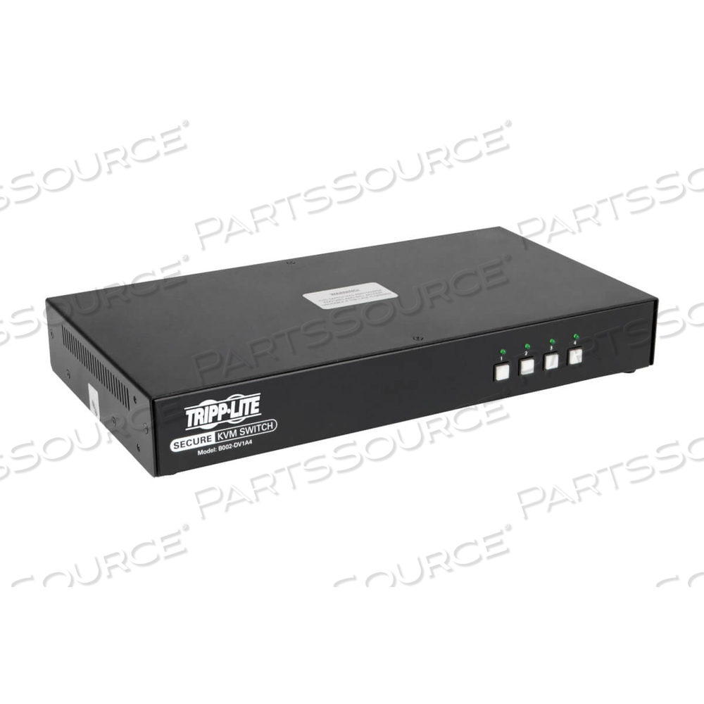 SECURE KVM SWITCH 4-PORT DVI + AUDIO NIAP PP3.0 CERTIFIED DVI-I by Tripp Lite