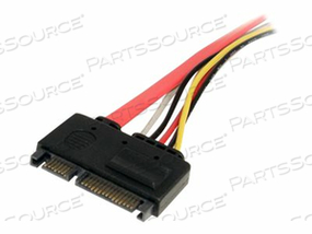 EXTEND SATA POWER AND DATA CONNECTIONS BY UP TO 1FT - 1FT SATA EXTENSION CABLE - by StarTech.com Ltd.