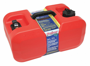 PORTABLE FUEL TANK RED 6 GAL. PLASTIC by Scepter