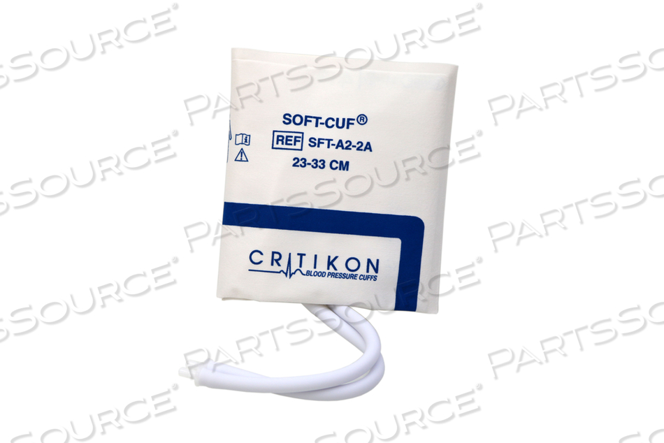SINGLE PATIENT USE BLOOD PRESSURE CUFF,23 TO 33 CM ARM SOFT FABRIC CUFF 