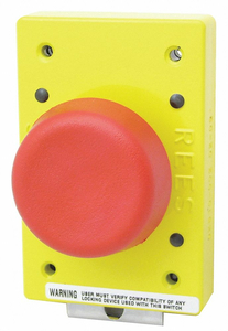 EMERGENCY STOP PUSH BUTTON RED by Rees