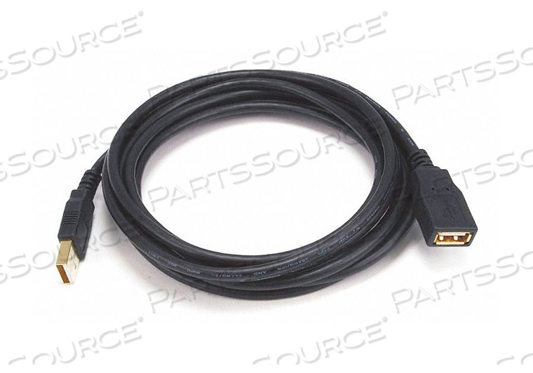USB 2.0 EXTENSION CABLE 10 FT.L BLACK by Monoprice, Inc.