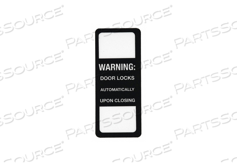 SECURITY LABEL WARNING by National Guard Products