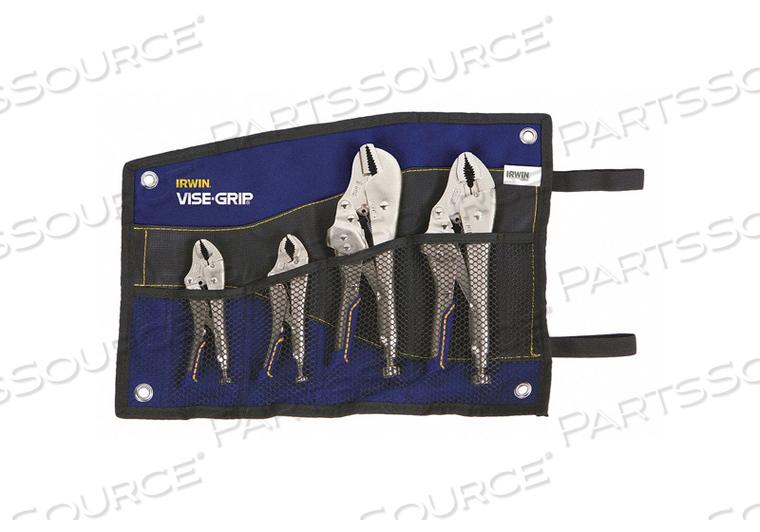 LOCKING PLIERS SET 4 PCS. 3/8 W JAW by IRWIN Tools