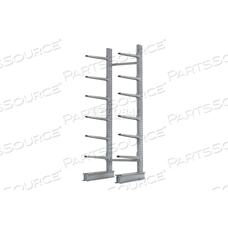 SINGLE SIDED EXTRA HD CANTILEVER RACK STARTER, 72"W X 49"D X 10'H, 15800 LB CAP, FOR USE W/4000 SERIES by Modern Equipment (Meco) SINGLE SIDED EXTRA HD CANTILEVER RACK STARTER, 72"W X 49"D X 10'H, 15800 LB CAP, FOR USE W/4000 SERIES by Modern Equipment (Meco)