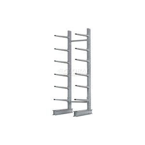 SINGLE SIDED EXTRA HD CANTILEVER RACK STARTER, 72"W X 49"D X 10'H, 15800 LB CAP, FOR USE W/4000 SERIES by Modern Equipment (Meco) SINGLE SIDED EXTRA HD CANTILEVER RACK STARTER, 72"W X 49"D X 10'H, 15800 LB CAP, FOR USE W/4000 SERIES by Modern Equipment (Meco)
