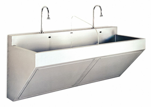 SCRUB SINK 304 STAINLESS STEEL 60 IN W by Scrub-Ware