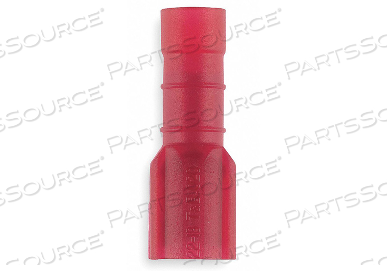 FEMALE DISCONNECT RED 22 TO 18 AWG PK100 by Thomas & Betts FEMALE DISCONNECT RED 22 TO 18 AWG PK100 by Thomas & Betts
