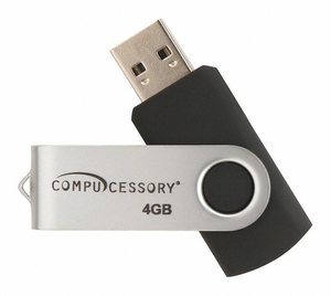 PASSWORD PROTECTED USB FLASH DRIVES 4 GB by Compucessory