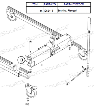 FLANGED BUSHING by Invacare Corporation
