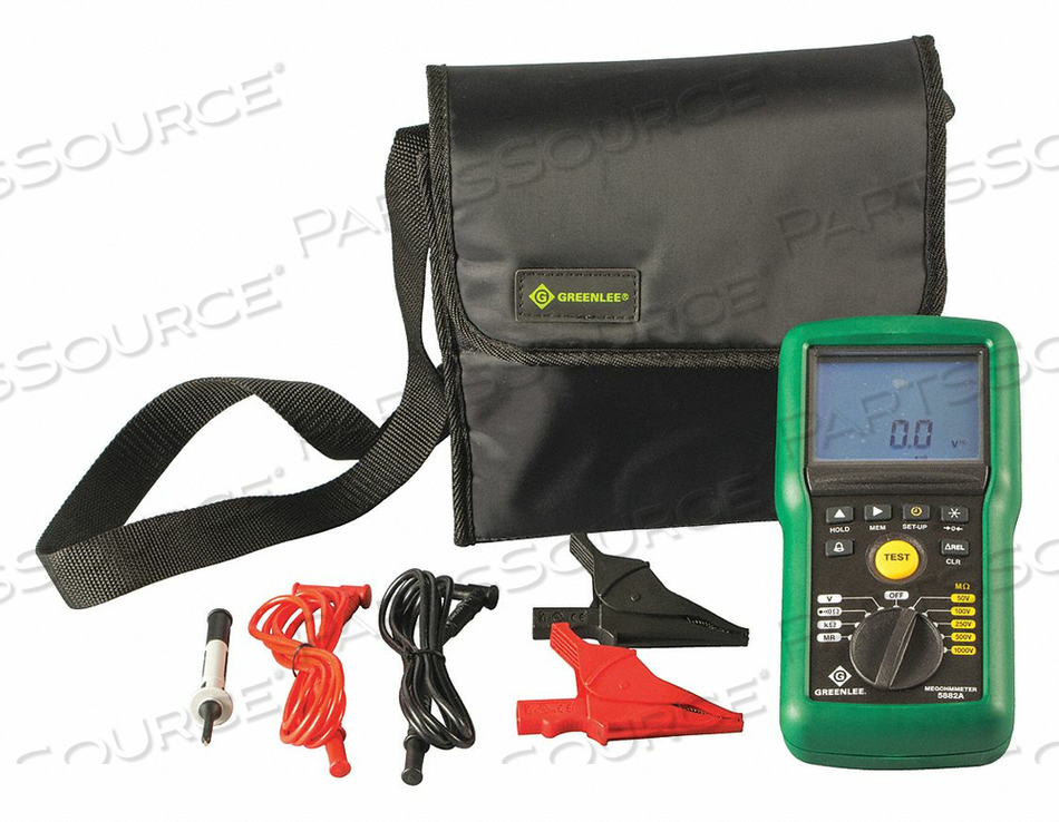 BATTERY OPERATED MEGOHMMETER LCD DISPLAY by Greenlee