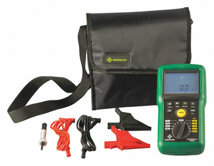 BATTERY OPERATED MEGOHMMETER LCD DISPLAY by Greenlee