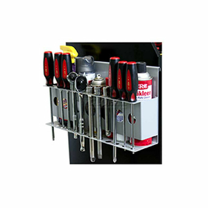 17-1/2"W X 4-1/4"D X 9"H SILVER HANGING TOOL AND CAN ORGANIZER by Extreme Tools Inc.