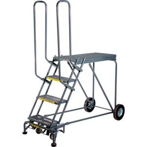 3 STEP STEEL CLIMBING STOCK PICKING LADDER, 600 LB. CAPACITY by Ballymore