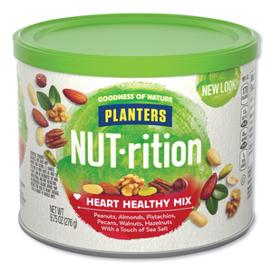 NUT-RITION HEART HEALTHY MIX, 9.75 OZ CAN by Planters