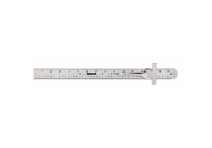 POCKET RULE SS 6 L SATIN CHROME 15/32 W by Insize POCKET RULE SS 6 L SATIN CHROME 15/32 W by Insize