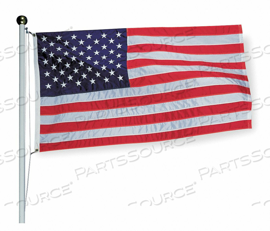 4' X 6' TOUGH-TEX US FLAG WITH SEWN STRIPES & EMBROIDERED STARS by Annin Flagmakers