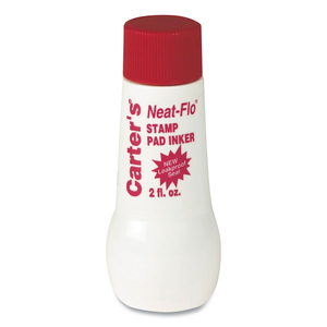 NEAT-FLO STAMP PAD INKER, 2 OZ BOTTLE, RED by Carter's