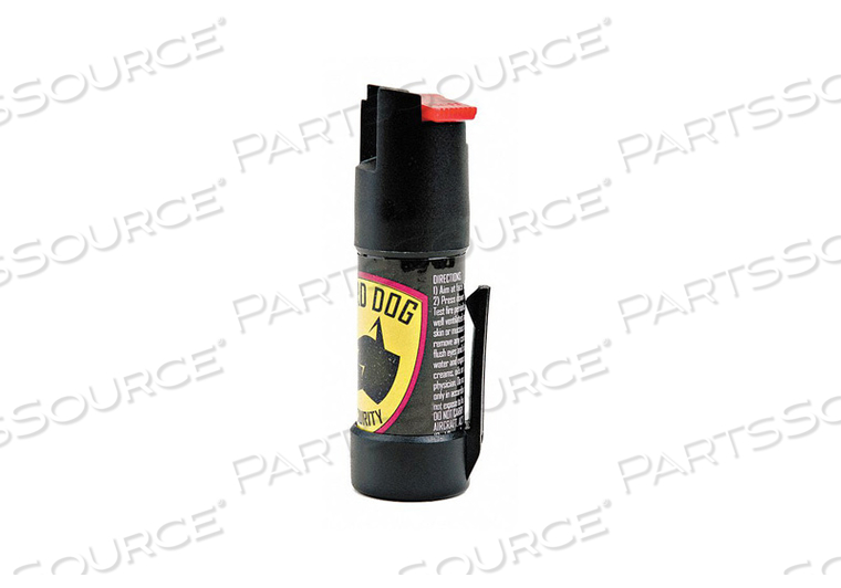 PEPPER SPRAY POCKET CLIP BLACK 0.5 OZ. by Guard Dog Security PEPPER SPRAY POCKET CLIP BLACK 0.5 OZ. by Guard Dog Security