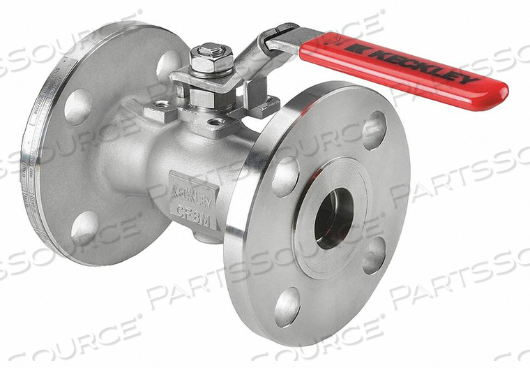 BALL VALVE SS 150 LB FLANGE 1IN 275 CWP by Keckley BALL VALVE SS 150 LB FLANGE 1IN 275 CWP by Keckley