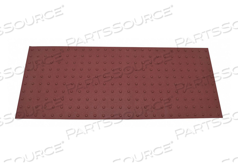 ADA WARNING PAD RED 5 FT L 1 DEPTH by SSTD