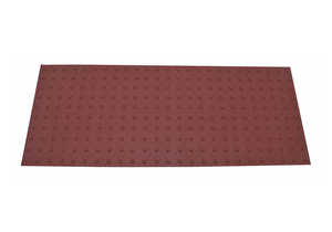 ADA WARNING PAD RED 5 FT L 1 DEPTH by SSTD