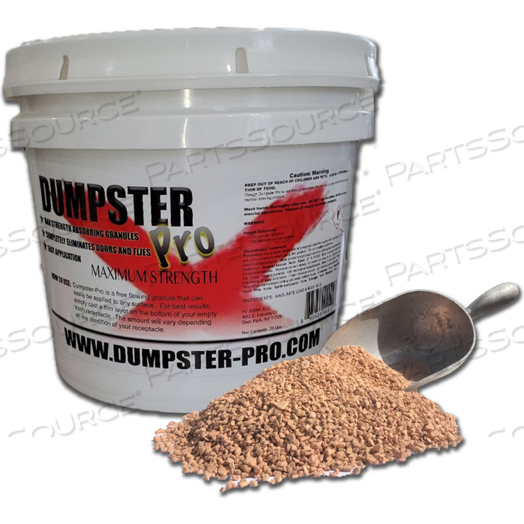 DUMPSTER PRO ODOR NEUTRALIZER, 3.5 GALLONS, ONE PAIL by FF Away LLC