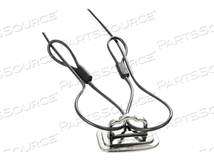 LAPTOP CABLE LOCK ANCHOR, LARGE, SECURITY CABLE ANCHOR POINT, LOCK ANCHOR, SILVER, FOR P/N: LTLOCKNBL by StarTech.com Ltd.